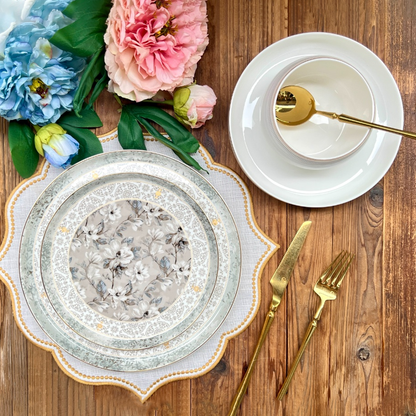 طقم أطباق مائدة فاخر 24 قطعة