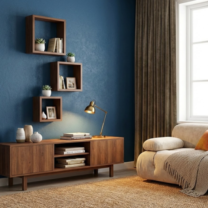 طقم أرفف حائط ديكور 3 قطع