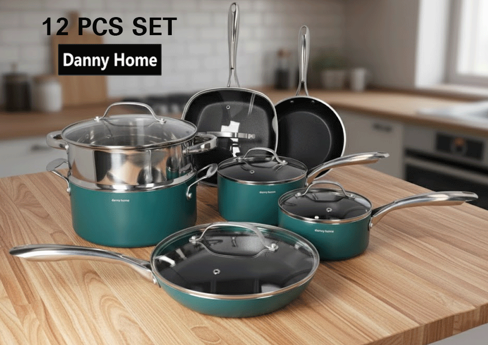 طقم أواني فاخر للطهي