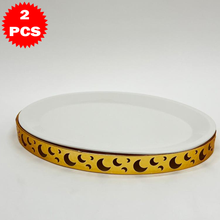 47x35 طبق تقديم كبير مع حامل معدني