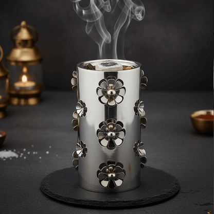 مبخرة فاخرة معدنية بزخارف