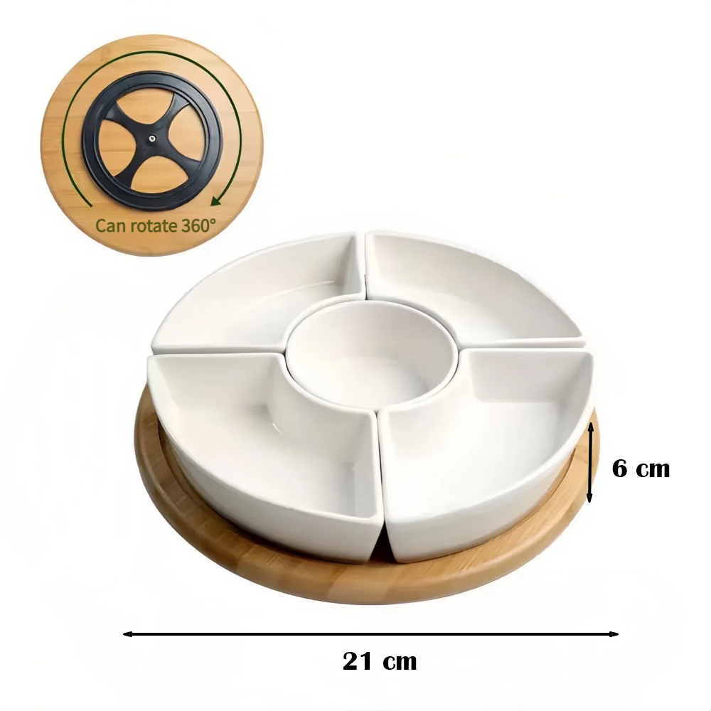 طقم تقديم مكسرات وضيافة