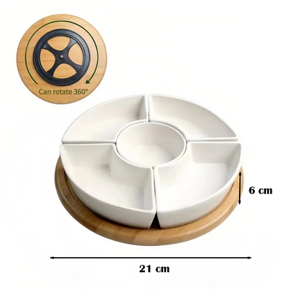 طقم تقديم مكسرات وضيافة