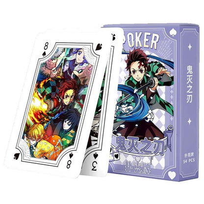 Anime Poker Cards Set 54 sheets
