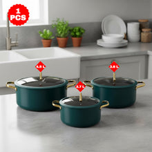 قدر طهي  بغطاء زجاجي