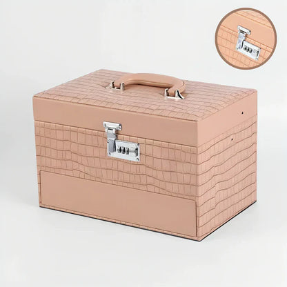 حقيبة مجوهرات 3 طبقات