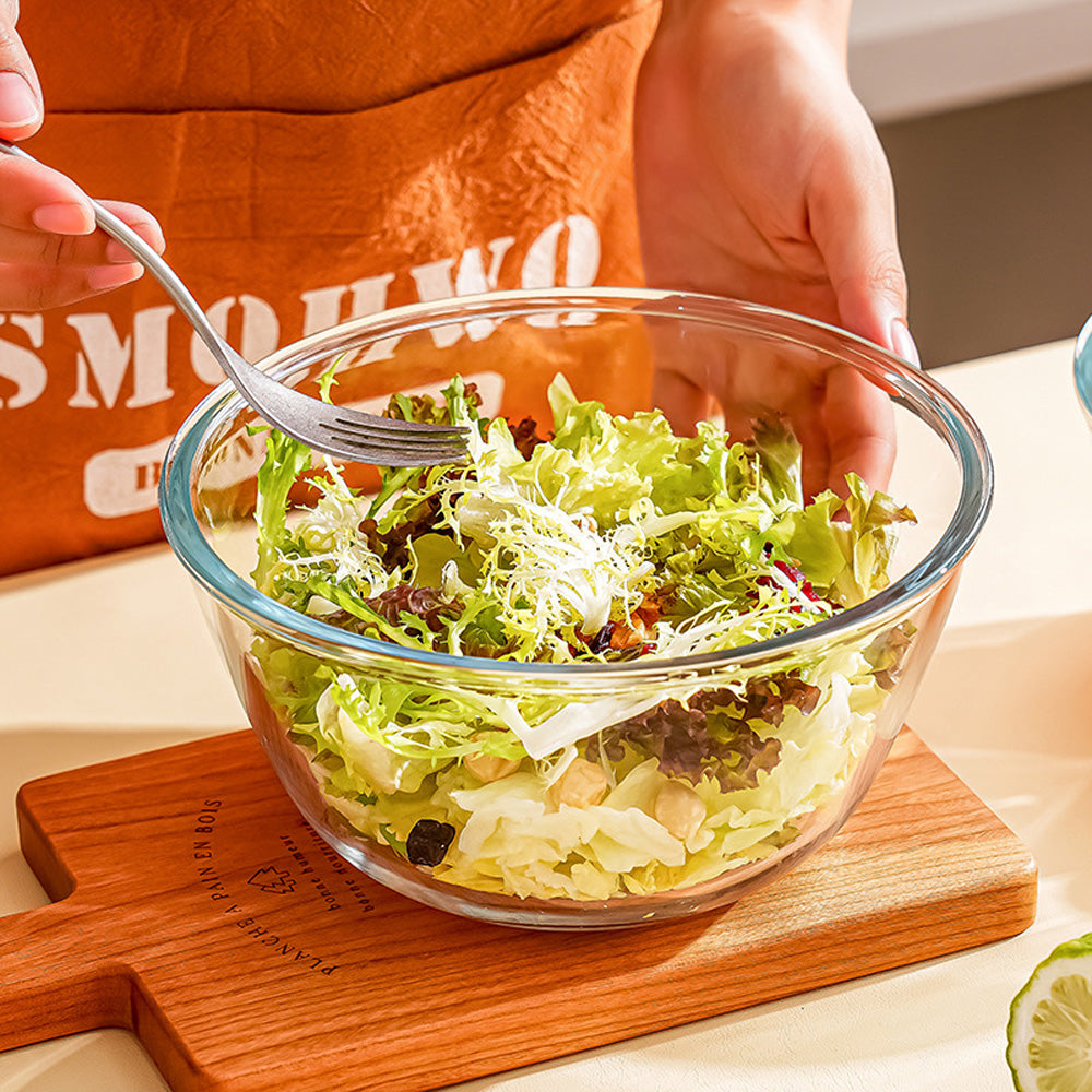 مجموعة أوعية زجاجية