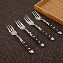 طقم 4 قطع شوكة كيك