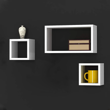 طقم أرفف حائط ديكور 3 قطع