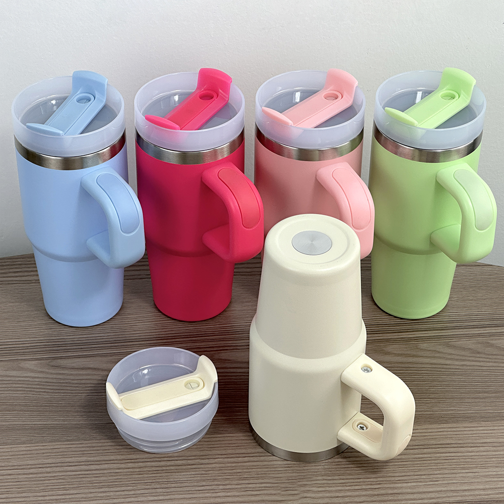 كوب حراري ستانلس بيد مع غطاء