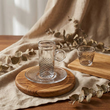 طقم استكانة وفنجان 18 قطعة