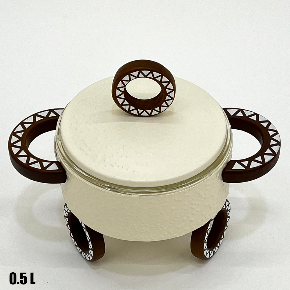 سخان طعام زجاجي صغير 0.5 لتر