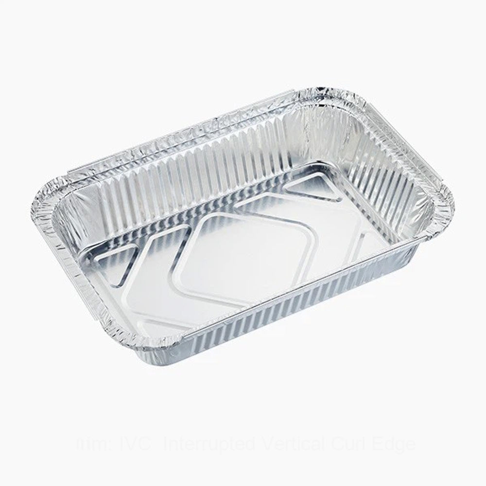 علب طعام الومنيوم مع أغطية