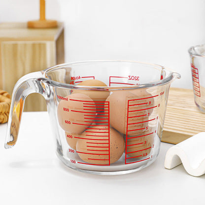 كوب قياس زجاجي مقاوم للحرارة