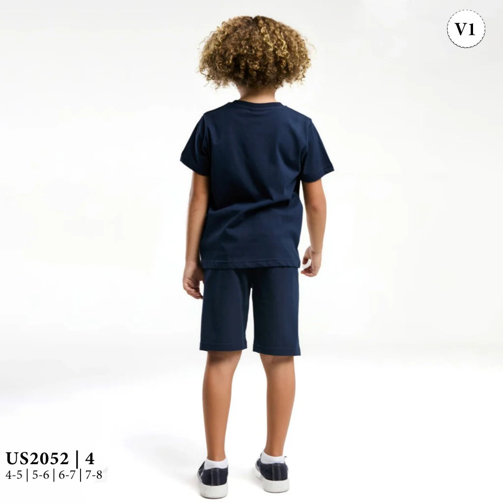 طقم ولادى كنزة بطبعة