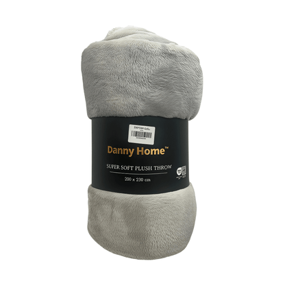 بطانية قطيفة فاخرة ناعمة سادة 230سم