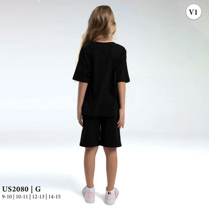 طقم بناتى بطبعة صدر