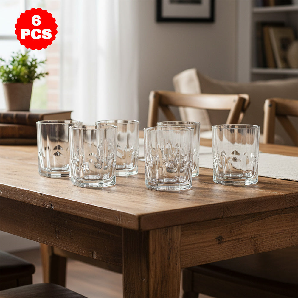 طقم اكواب زجاجي  تقليدي