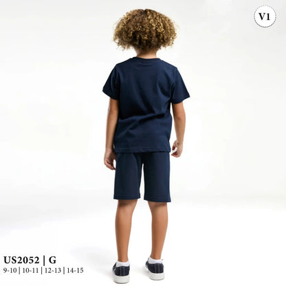 طقم ولادى كنزة بطبعة