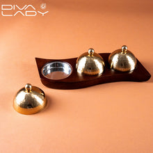 طبق تمر مع غطاء