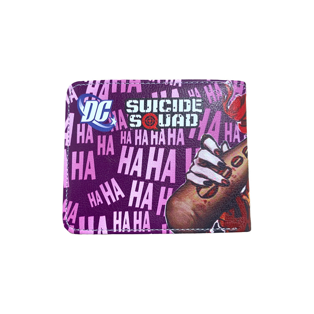 محفظة جوكر وهارلي كوين من الجلد الصناعي30