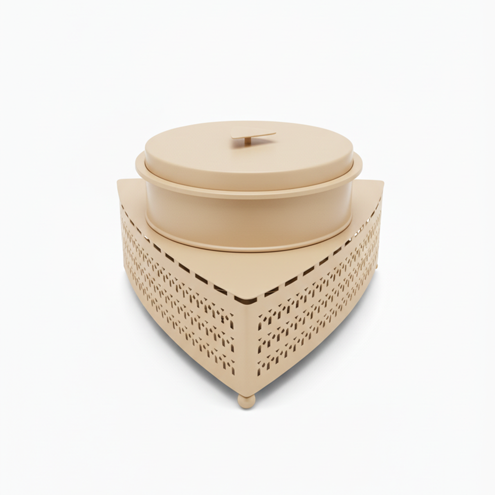 سخان طعام معدني بتصميم هندسي 5لتر