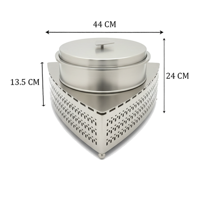 سخان طعام معدني بتصميم هندسي 3لتر