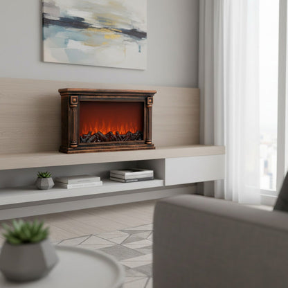 ‏إضاءة ديكور على شكل لهب الحطب‏