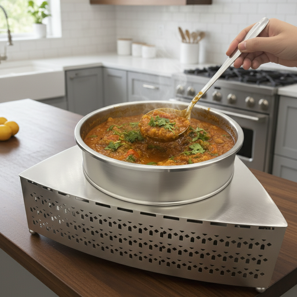 سخان طعام معدني بتصميم هندسي 3لتر