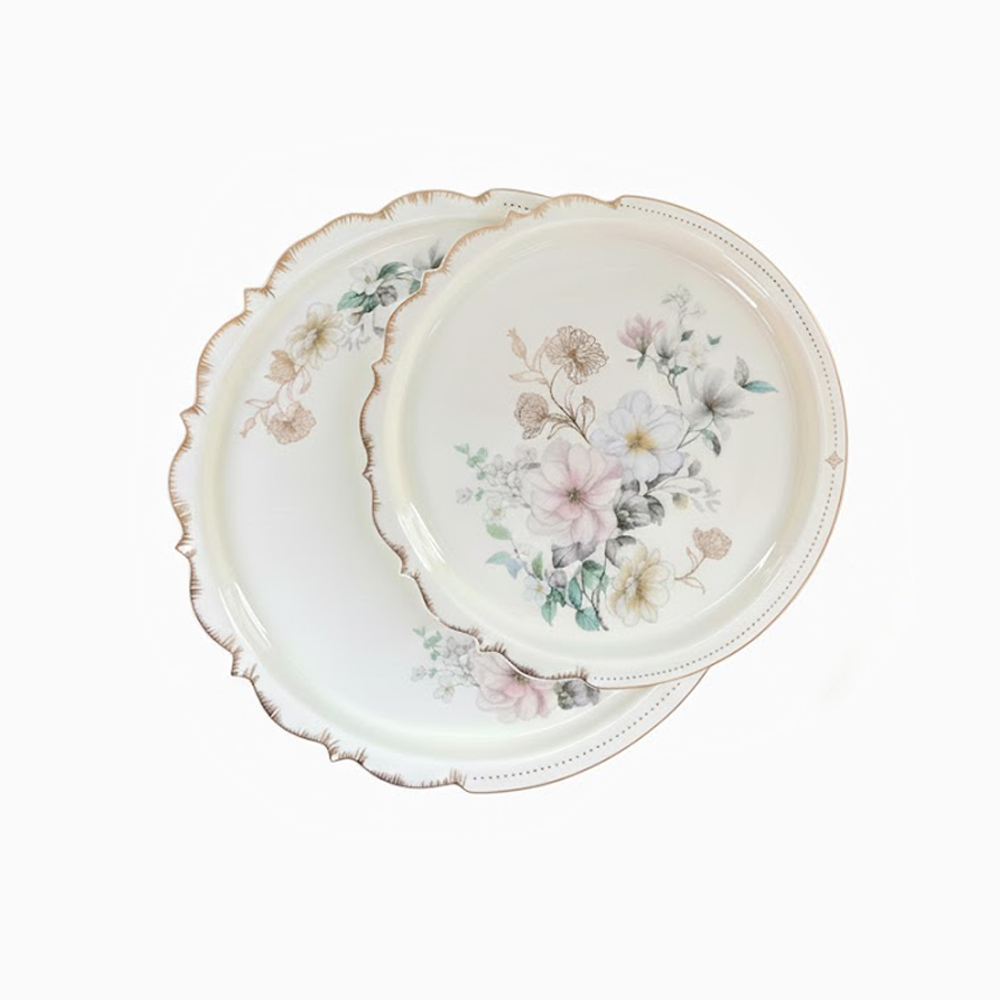 طقم أطباق مائدة فاخر 24 قطعة