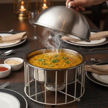 سخان طعام فاخر بتصميم / فضي