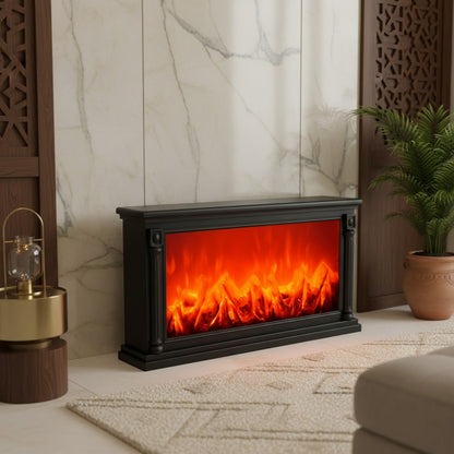 ‏إضاءة ديكور على شكل لهب الحطب‏