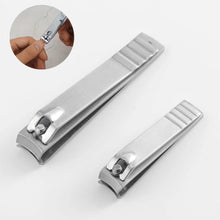 مجموعة قص الأظافر المصنوعة من الفولاذ المقاوم للصدأ - كبيرة وصغيرة