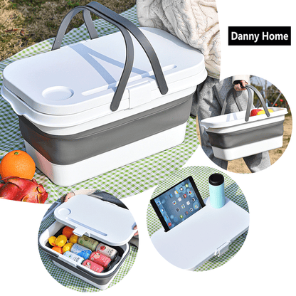 سلة قابلة للطي لتعدد الاستخدام