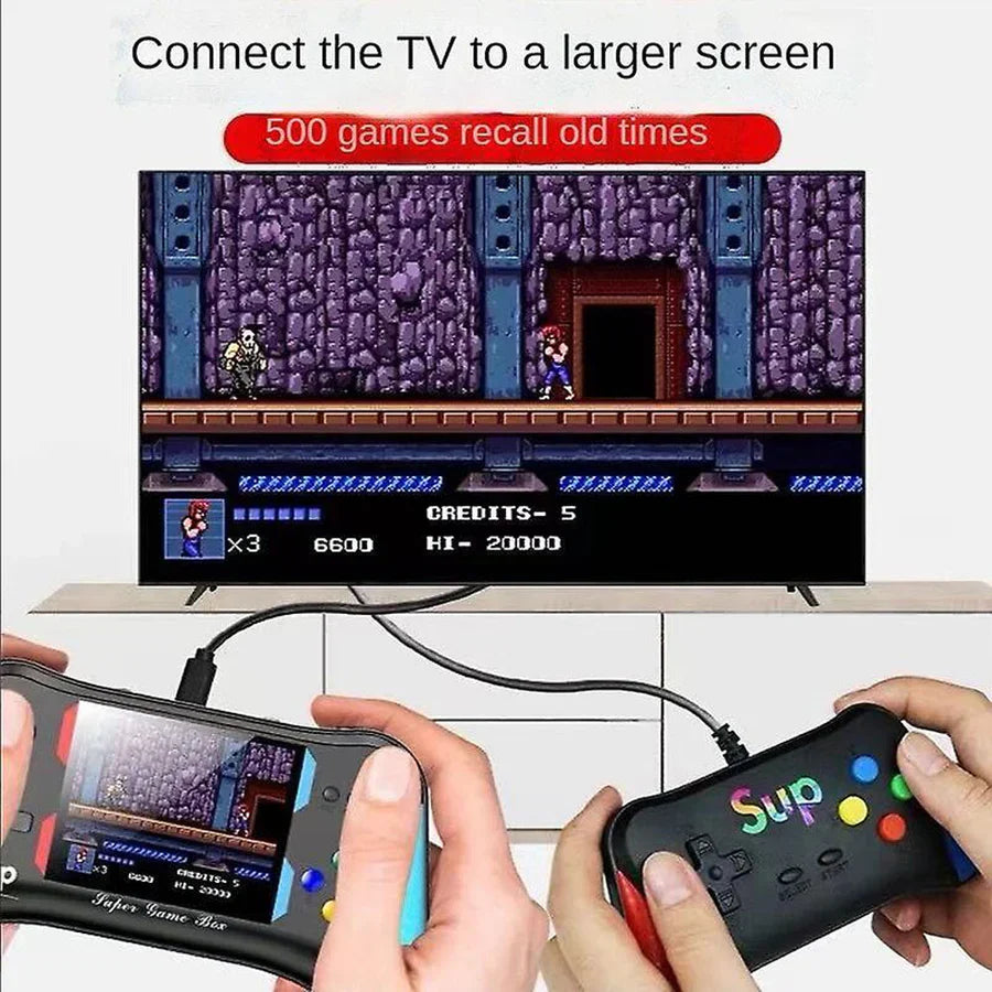 وحدة تحكم ألعاب كلاسيكية محمولة 500 في 1