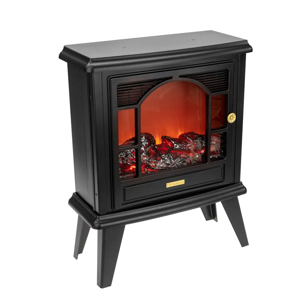 مدفأة ديكورية بإضاءة على شكل نار