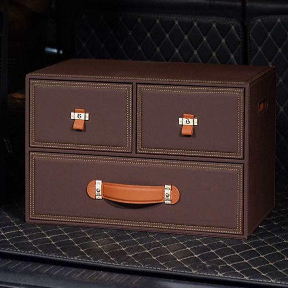 صندوق تخزين للسيارة بسعة تخزين كبيرة