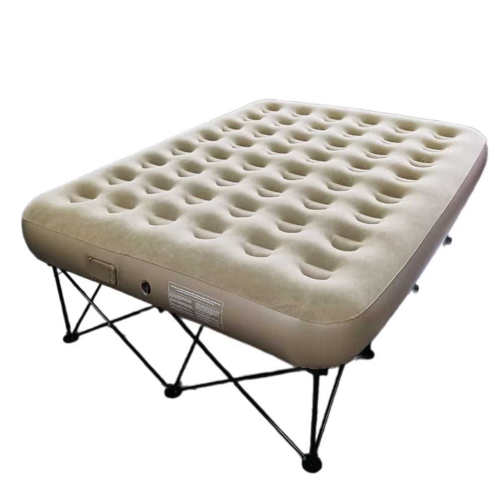 مرتبة مع إطار معدني قابلين للطي