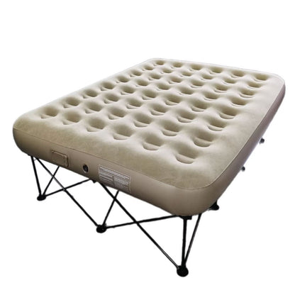 مرتبة مع إطار معدني قابلين للطي