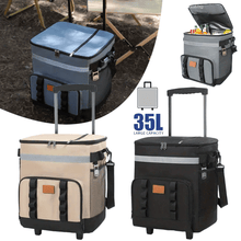 حقيبة مبرد بعجلات