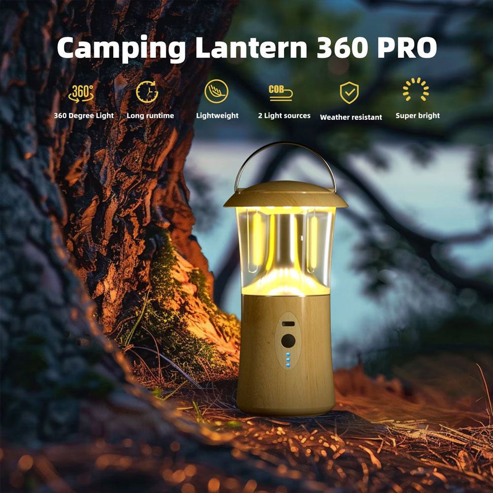 مصباح التخييم سلك التنغستن