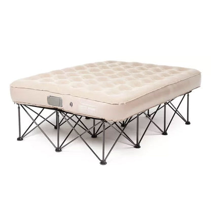 مرتبة مع إطار معدني قابلين للطي