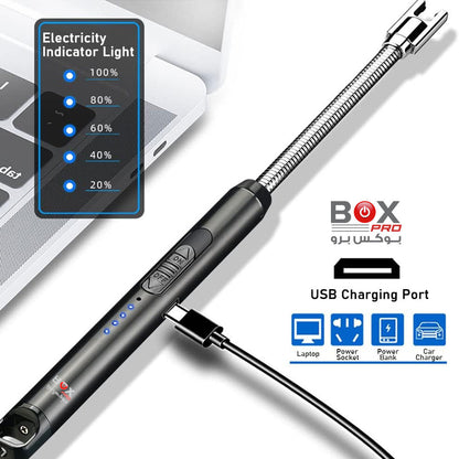 BoxPro MSDS ولاعة كهربائيه قابلة لإعادة الشحن