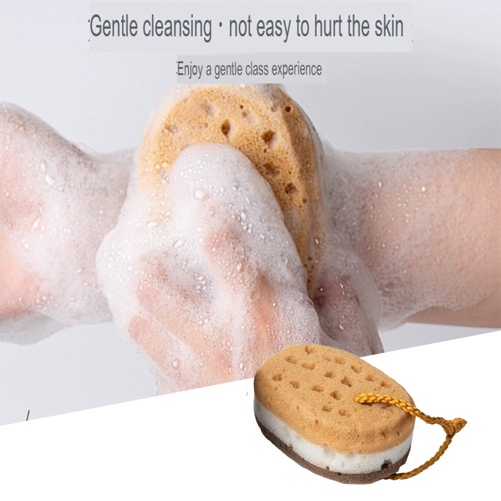 إسفنجة استحمام ناعمة ومقشرة