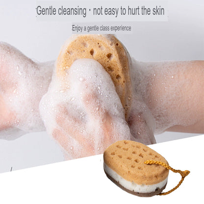 إسفنجة استحمام ناعمة ومقشرة