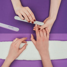 أدوات مانيكير بلوح صنفرة مزدوج الجوانب بحبيبات 100/180