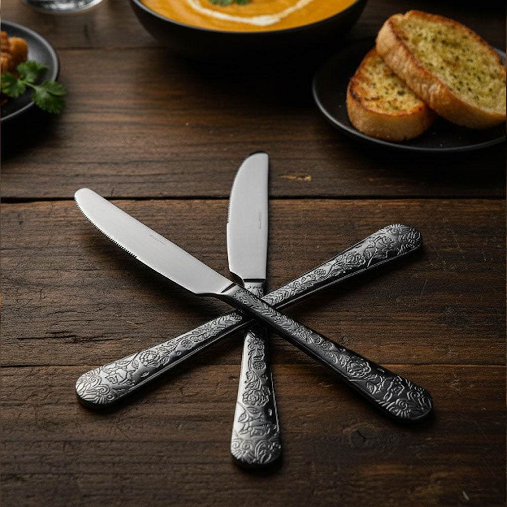 سكينة مائدة مزركش فاخرة