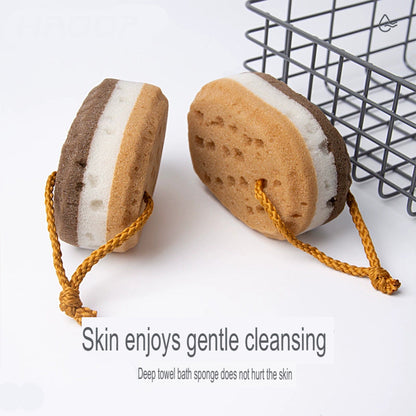 إسفنجة استحمام ناعمة ومقشرة