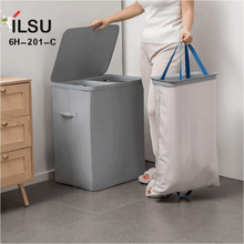 سلة غسيل 2فتحة/2حقيبة تخزين