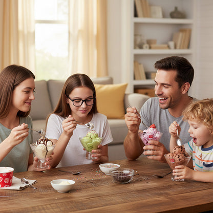 طقم أوعية حلوى زجاجية